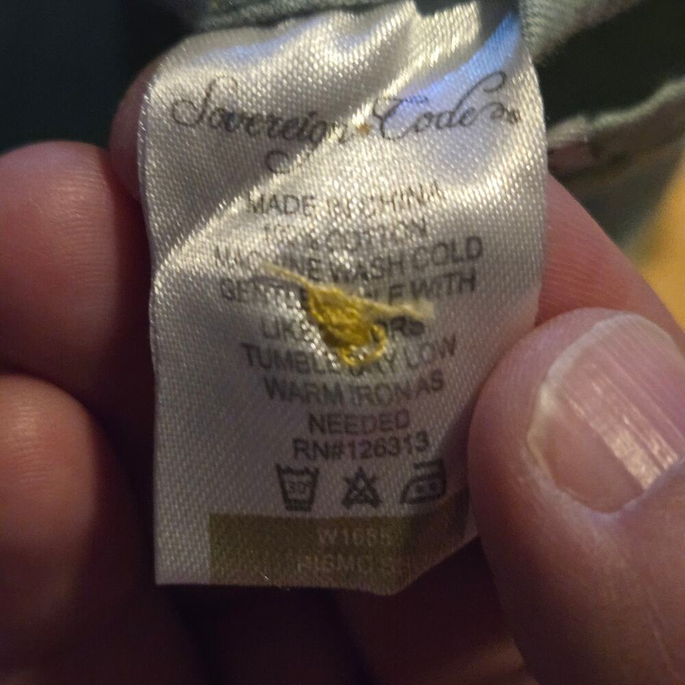 Sovereign Code Mint Green Pineapple Button Up Shi… - image 4